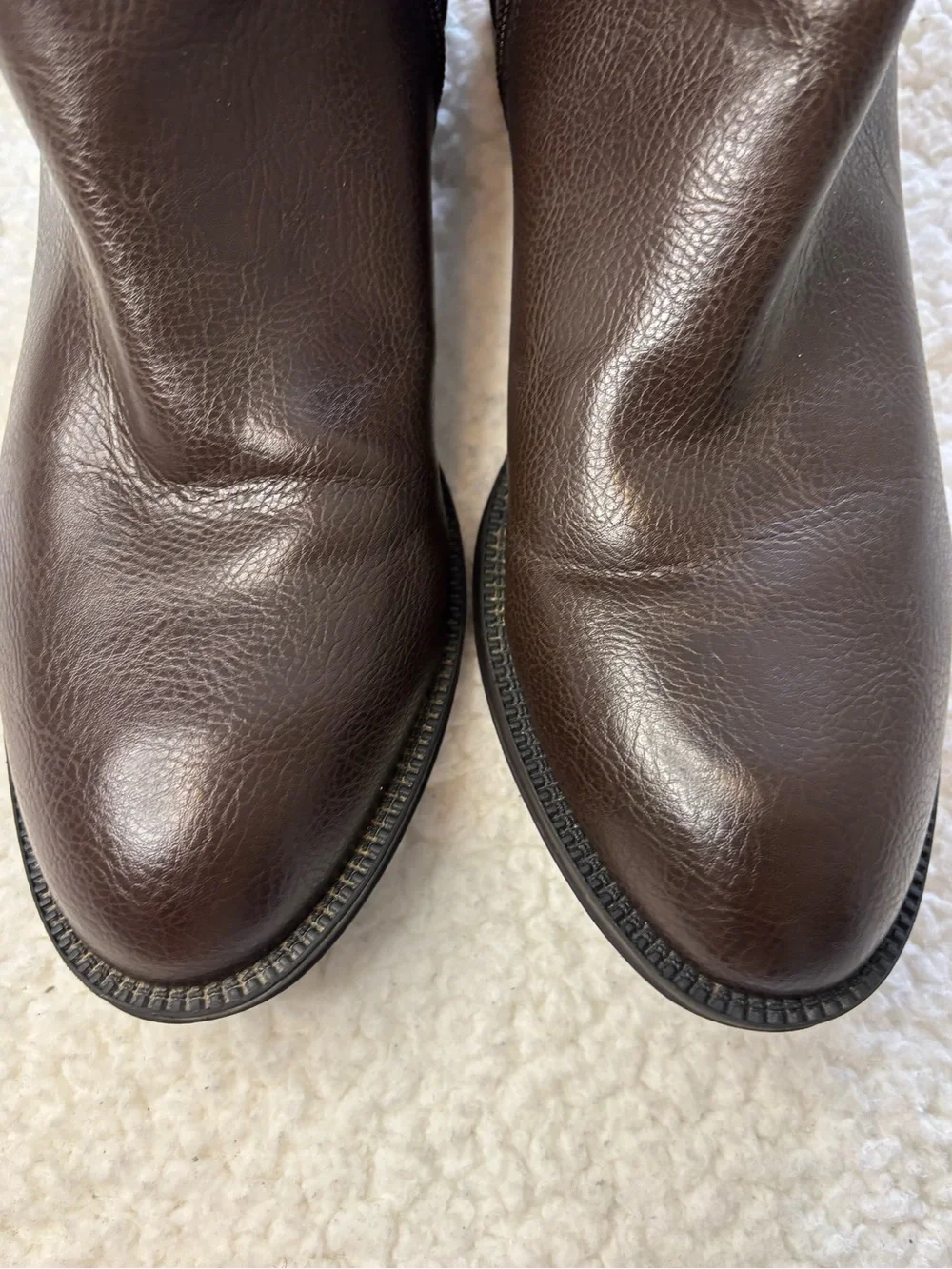 Tommy Hilfiger Women Dark Brown Faux Leather Ankle Boots